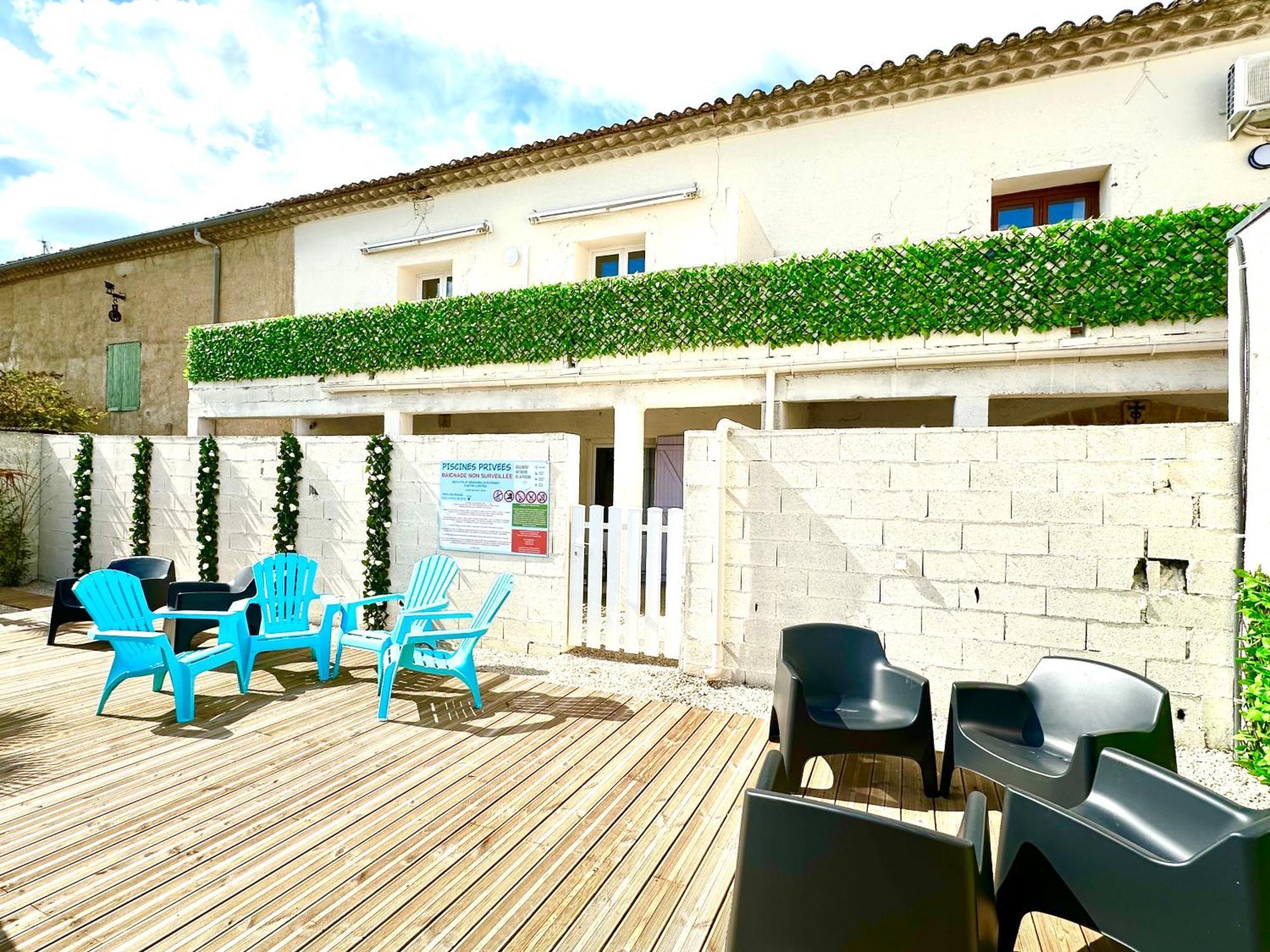 Les Appartements Du Mas - Rose Marie Aigues-Mortes Bagian luar foto