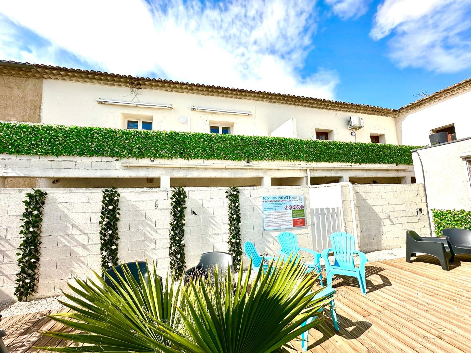 Les Appartements Du Mas - Rose Marie Aigues-Mortes Bagian luar foto